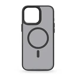 Чехол для Apple iPhone 15 Pro Max, Uniq MagCase, черный, противоударный, панель-накладка с MagSafe, ударопрочный TPU+PC, с магнитом MagSafe, поддержка полноценной беспроводной зарядки, ArmorStandart (ARM75266)