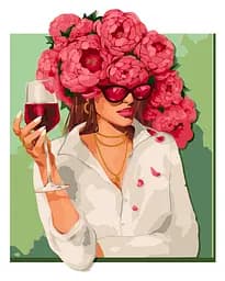 Набір для розпису по номерах Квітучий настрій, 40x50 см, КНО4899