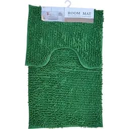 Набор ковриков для ванной Vezzer 60х90 и 50х40 см зеленый (VZ2038Green)
