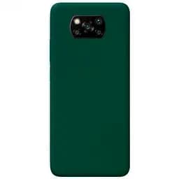 Чохол-накладка Xiaomi Protective Silicone Case для Poco X3/X3 Pro (Pine Green) HC [66945] - мініатюра 2