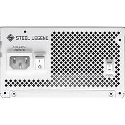 Блок живлення ASRock Steel Legend 1000W 80+ Gold White (SL-1000GW) - мініатюра 3