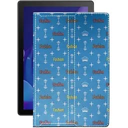 Чохол StatusCASE з екошкіри для планшету Alcatel 1T 10 Smart (8092) Фешн блакитний