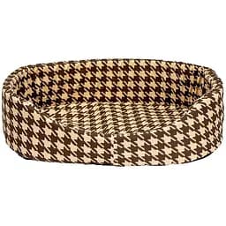 Лежак для собак Пухнастики 49x35x13 см (шоколад)