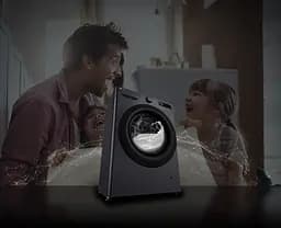 LG Прально-сушильна машина фронтальна, 9(5)кг, 1200, A, пара, 48см, дисплей, пара, інвертор, чорний - мініатюра 3
