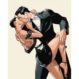 Картина за номерами "Поцілунок по той бік ночі" ©arttem_illustration Art Craft 16142-АС 40х50 см