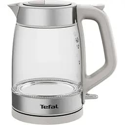 Электрочайник Tefal Glass Kettle 1.7 л стекло с подсветкой бело-серебряный kuh0015398