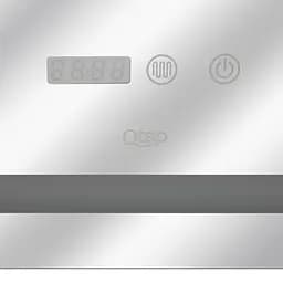 Дзеркало Qtap Mideya 800x800 з LED-підсвічуванням Touch, з антизапотіванням, з годинником, диммером яскравості QT2078NCF8080W - мініатюра 5