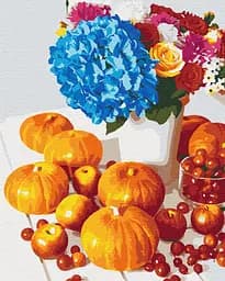 Картина по номерам на подрамнике Brushme Тыквенный натюрморт