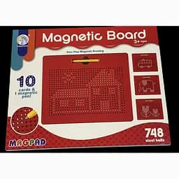Розвиваюча гра G-Toys Планшет Дощечка магнітна металеві кульки 748 шт. картки 10 шт.
