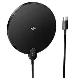 БЗП Hoco CW62 Peak with digital display and cable 15W Black