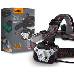 Налобний світлодіодний ліхтарик Videx 1400Lm 6500K (VLF-H056) - мініатюра 2