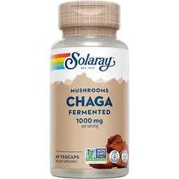 Чага ферментована Solaray Fermented Chaga Mushroom 1000 мг 60 вегетаріанських капсул (2023-10-2144)