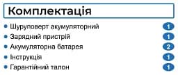 Шуруповерт акумуляторний безщітковий Zegor CDAX-16BL/16В/45 Нм/дві швидкості/2 батареї 16 В 2 Ач/реверс/підсвічування/кейс
 - мініатюра 16