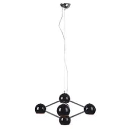 Люстра Brille молекула подвесная E14 40W BK (BL-317S/6)