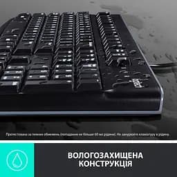 Комплект Logitech MK120 USB UA Black (920-002563) - мініатюра 5