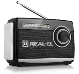Радіоприймач 1.0 Real-El X-510 Black, 3 Вт, пластиковий корпус, FM/AM/SW, USB, SD/microSD, акумулятор, ліхтарик - мініатюра 5