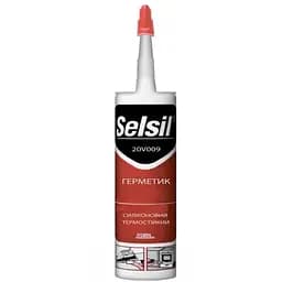 Герметик Selsil силиконовый термостойкий 310 мл (20V009)