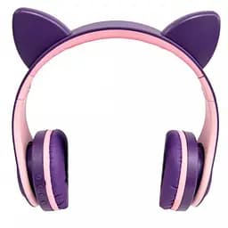 Бездротові дитячі навушники CAT EAR YW-018 з котячими вушками з підсвічуванням - мініатюра 2