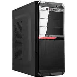 Корпус LogicPower LP 2111 - 400W case chassis cover 2xUSB2.0 1xUSB3.0 8 см black