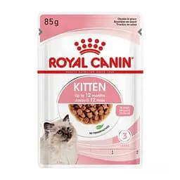 Вологий корм для кошенят Royal Canin Kitten Instinctive шматочки в соусі 85 г