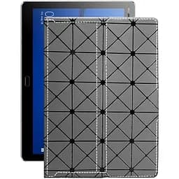 Чохол StatusCASE з екошкіри для планшету Huawei MediaPad M3 lite 10 Сірий ромб