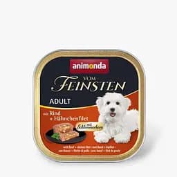 Вологий корм для собак Animonda Vom Feinsten gourme Adult with beef and chicken file з яловичиною та куркою, 150 г