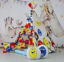 Вігвам M&M's БОН БОН + 3 подушки!