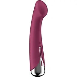 Вібратор Satisfyer Spinning G-Spot 1 16.5 см бордовий