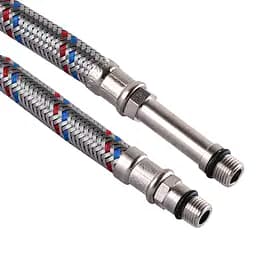 Шланг для змішувача Solomon М10x1/2″ 0,8м (HY6201 A+B) пара в блистере
