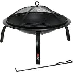 Чаша для огня Lund 56х39 см на 3-х ножках с сетчатой крышкой (99912)