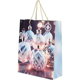 Пакет подарунковий новорічний Орнамент YY050926 Різнокольоровий (NY)