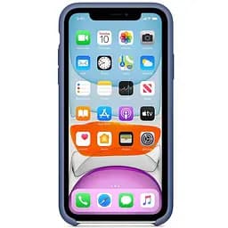 Чохол Silicone case AAA для Apple iPhone 11 Pro Max 6.5" Синій / Linen Blue - мініатюра 3