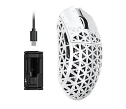 Мишка ігрова бездротова Attack Shark R5 ULTRA WHITE - мініатюра 1