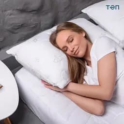 Подушка ТЕП Природа Membrana Print Harmony 70х70 см біла (3-00462_00000) - мініатюра 6