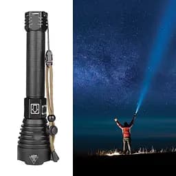 Потужний тактичний ліхтарик Heckermann XHP90 Zoom 5000mAH - мініатюра 7