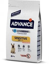 Сухий корм для собак Advance Dog Mini Sensitive 3 кг для собак малих порід з чутливим травленням