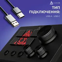 Контролер для стримінгу Ajazz AKP03E USB Black (AKP03E-B) - мініатюра 16