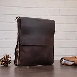 Чоловіча шкіряна сумка SHVIGEL 22х25,5х3-6,5 см sum0012622 - мініатюра 8