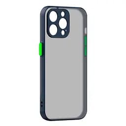 Чехол панель-накладка для Apple iPhone 14 Pro Max, Frosted Matte, синий, противоударный чехол с защитой всего корпуса, термополиуретан TPU + поликарбонат PC, ArmorStandart (ARM64484)