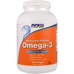 Рыбий жир Now Omega-3 180 EPA / 120 DHA 1000 мг 500 капсул