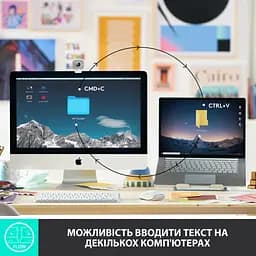 Клавіатура Logitech MX Keys Mini Minimalist Wireless US Pale Grey 920-010499 - мініатюра 5