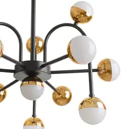 Люстра Brille молекула підвісна LED 256W WW+NW+CW BK+G (BL-747S/13) - мініатюра 3