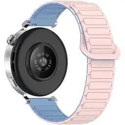 Ремінець DK CDK для Garmin Vivomove Sport 20mm Silicone Shaped Magnetic Band (018822) (pink / lilac) - мініатюра 2