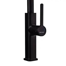 Змішувач для кухні з висувним виливом Mixxus Premium Hammer 014 Black MI6954 Чорний матовий - мініатюра 2
