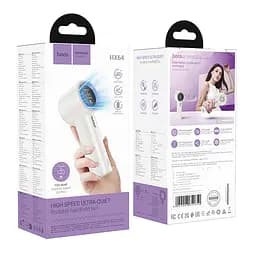 Портативний вентилятор Hoco HX64 Hurricane high speed handheld fan 3600 mAh White - мініатюра 6