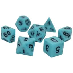 Набор кубиков Ancient 7 Dice Set - Light Blue , 7 шт. (g7danc03)