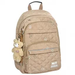 Школьный рюкзак Yes TS-47M Bear Friend 40х30х17 см бежевый (550307)