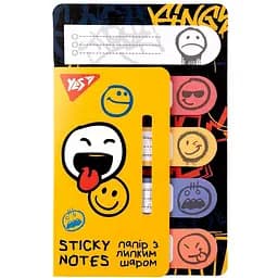 Індекси паперові Yes Melt Smile 84х22 мм 100 шт. (170393)
