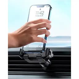 Автотримач Baseus Stable Gravitational Car Mount Lite Air Outlet Version Black (SUWX010001) [134769] - мініатюра 8