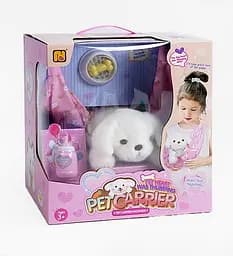 Цуценя 933-90 E звук серцебиття, сумка-перенесення, пляшечка, миска, в коробці (6946615915855)